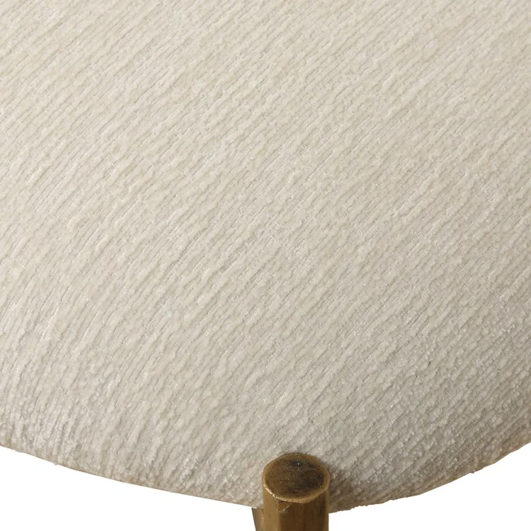 Uttermost Capture Modern White Performance Fabric Dining Chairs Set of 2 - Image 8