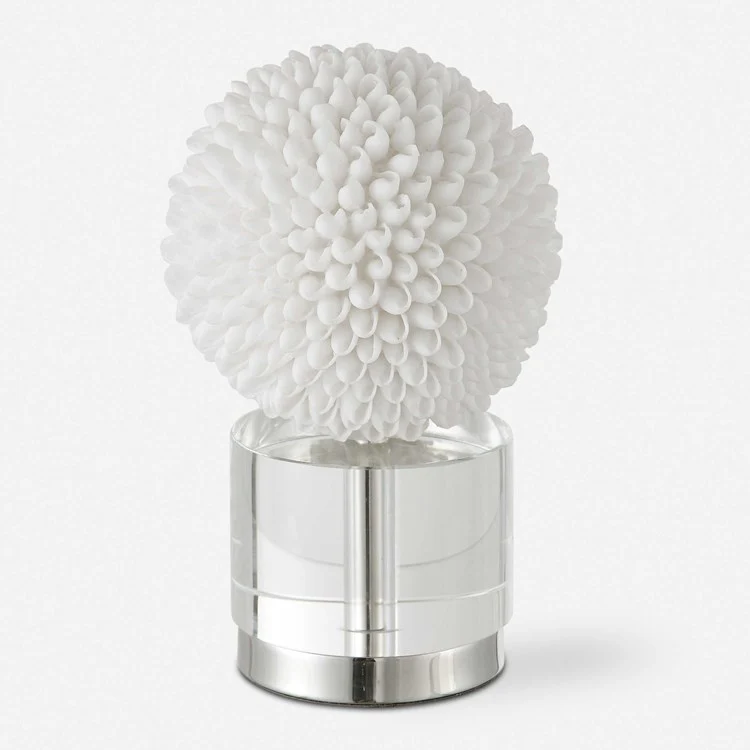 Uttermost Cascara Faux Sea Shells With Crystal Base Sculpture - Image 3