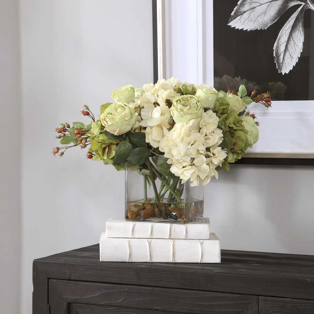 Uttermost Cecily Hydrangea Bouquet Botanicals - Image 2
