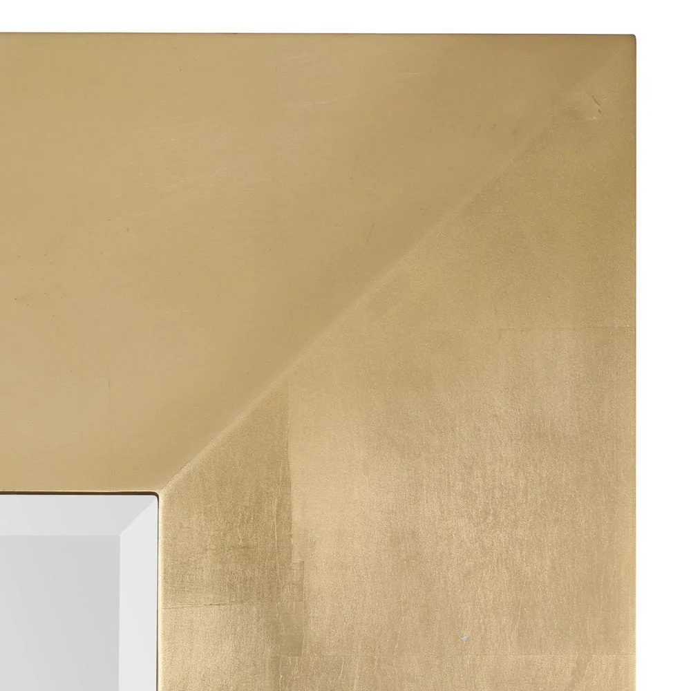 Uttermost Chaney Gold Leaf Mirror - Image 3
