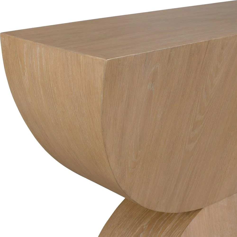 Uttermost Ciano Light Natural Finish Console Table - Image 6