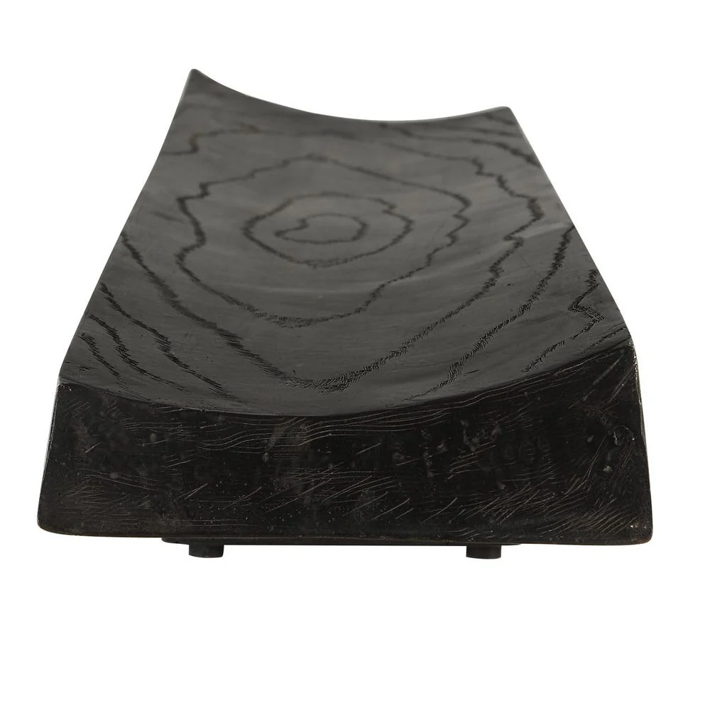Uttermost Ciaran Deep Black Rustic Tray ~ Indoor And Outdoor Use - Image 5