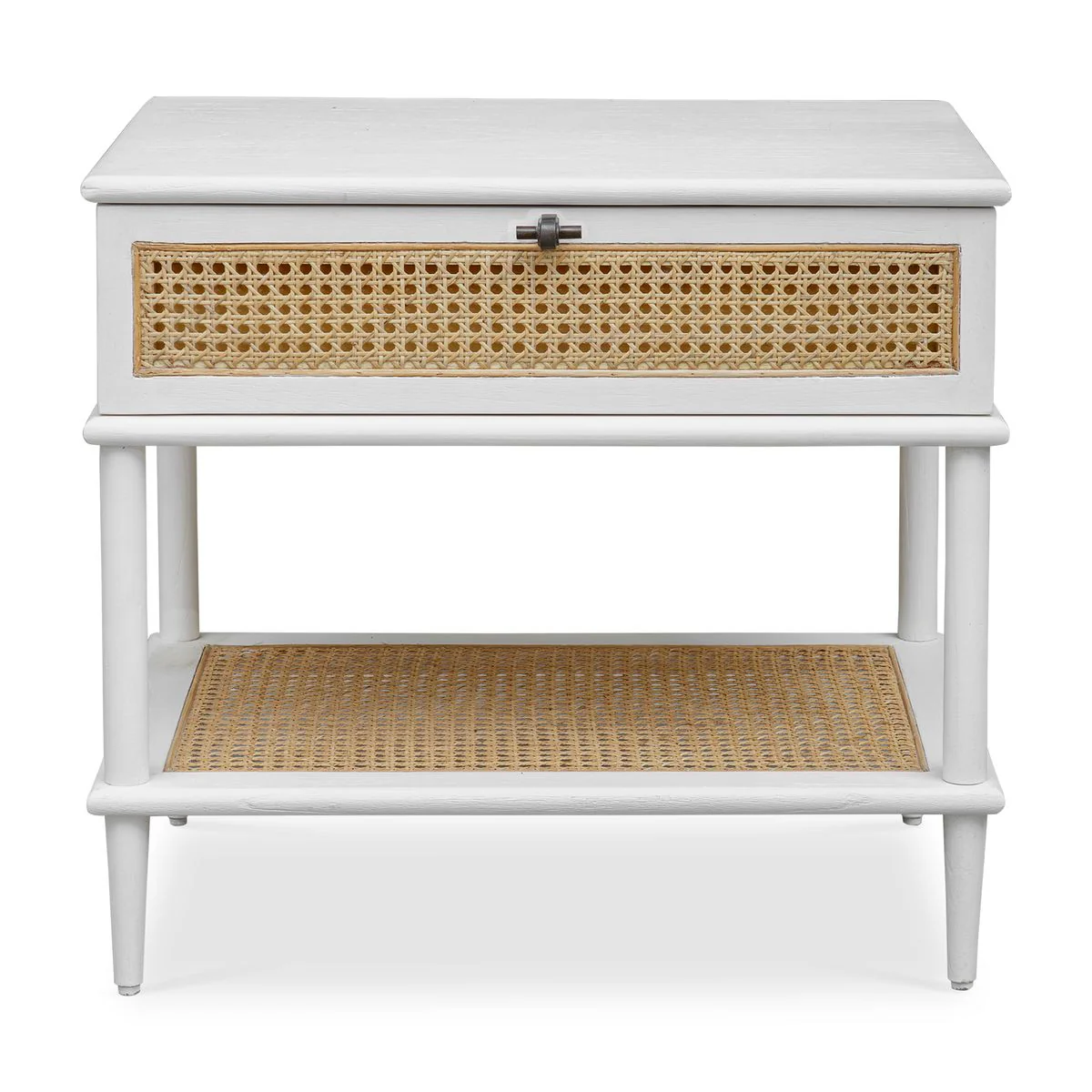 Uttermost Coast Mindi Wood White Mindi Wood Side Table