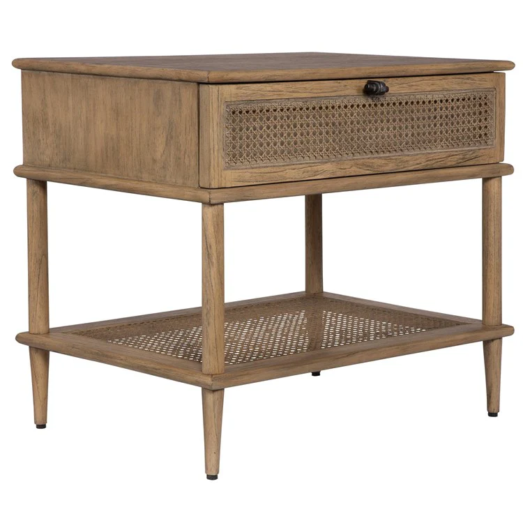 Uttermost Coast Natural Rattan Cane Side Table - Image 3