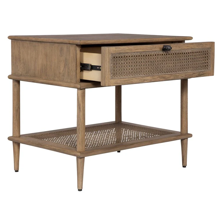 Uttermost Coast Natural Rattan Cane Side Table - Image 4