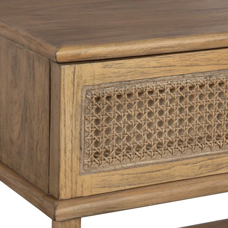 Uttermost Coast Natural Rattan Cane Side Table - Image 8