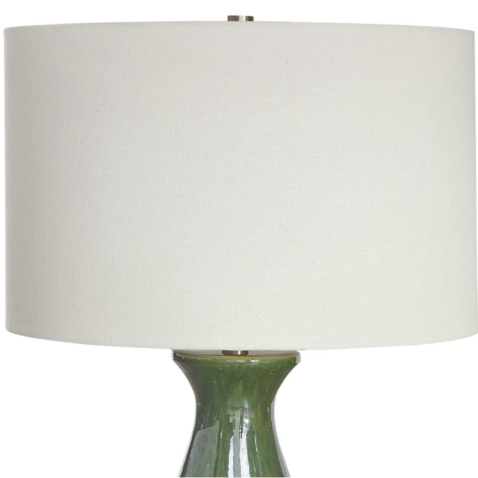 Uttermost Colestin Deep Green Gloss Table Lamp - Image 2