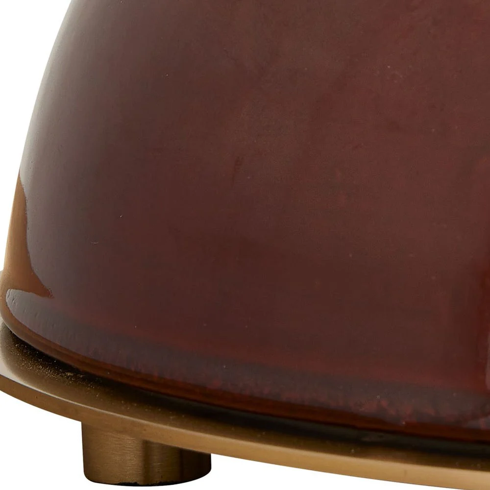 Uttermost Colette Rich Burgundy Table Lamp - Image 6