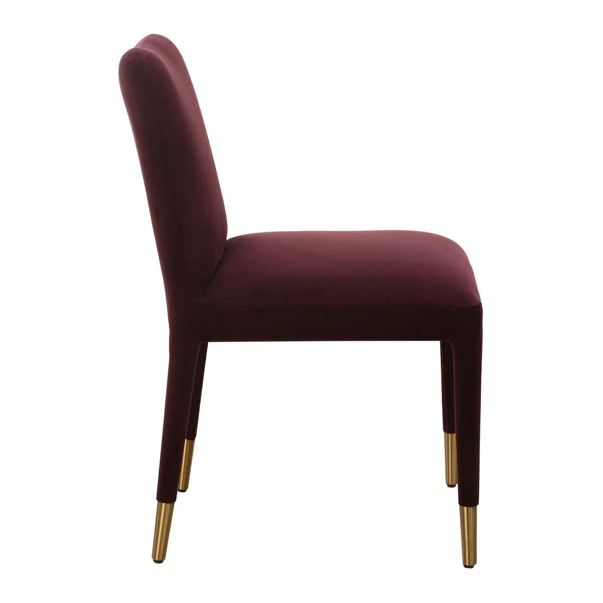 Uttermost Conifer Plum Velvet Modern Dining Chairs ~ Set Of 2 - Image 5