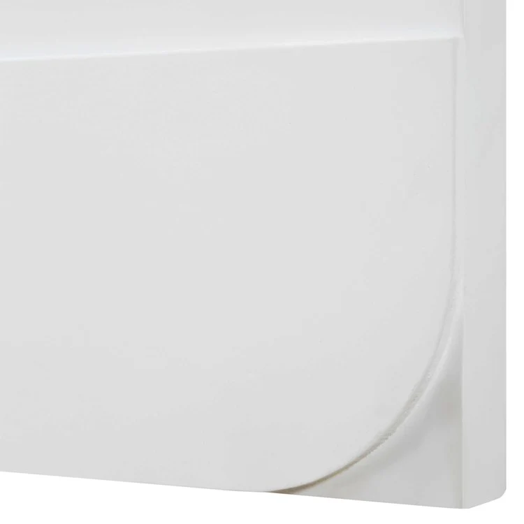 Uttermost Contours Set of 2 White Wood Wall Art Decor - Image 6