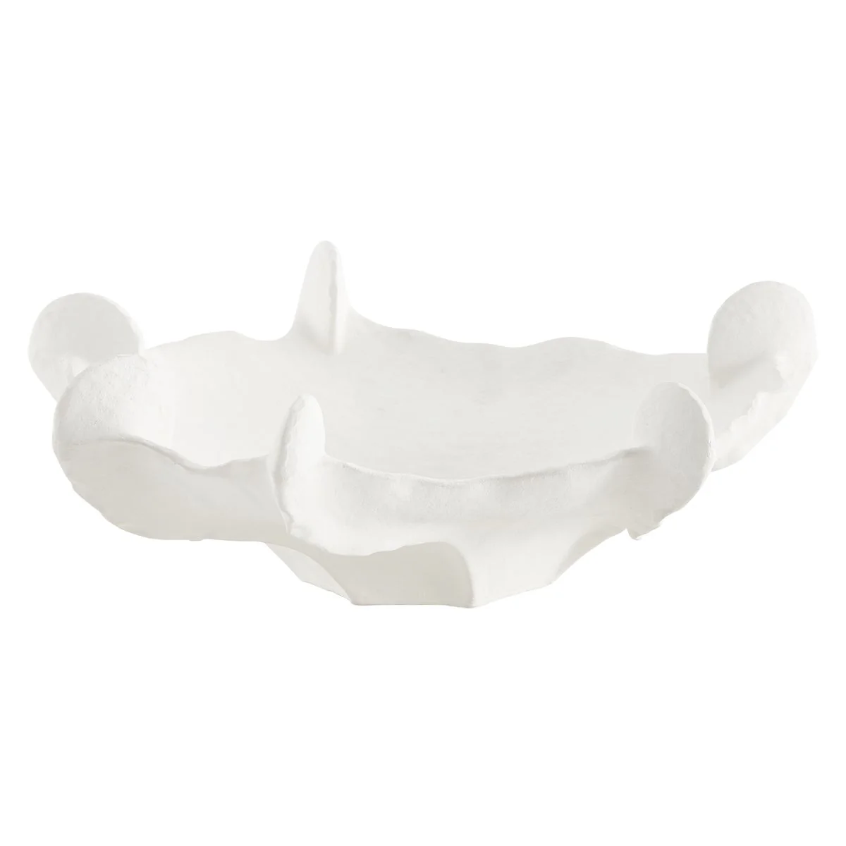Uttermost Coral Mirage Matte White Ceramic Bowl ~ Indoor And Outdoor Use - Image 4