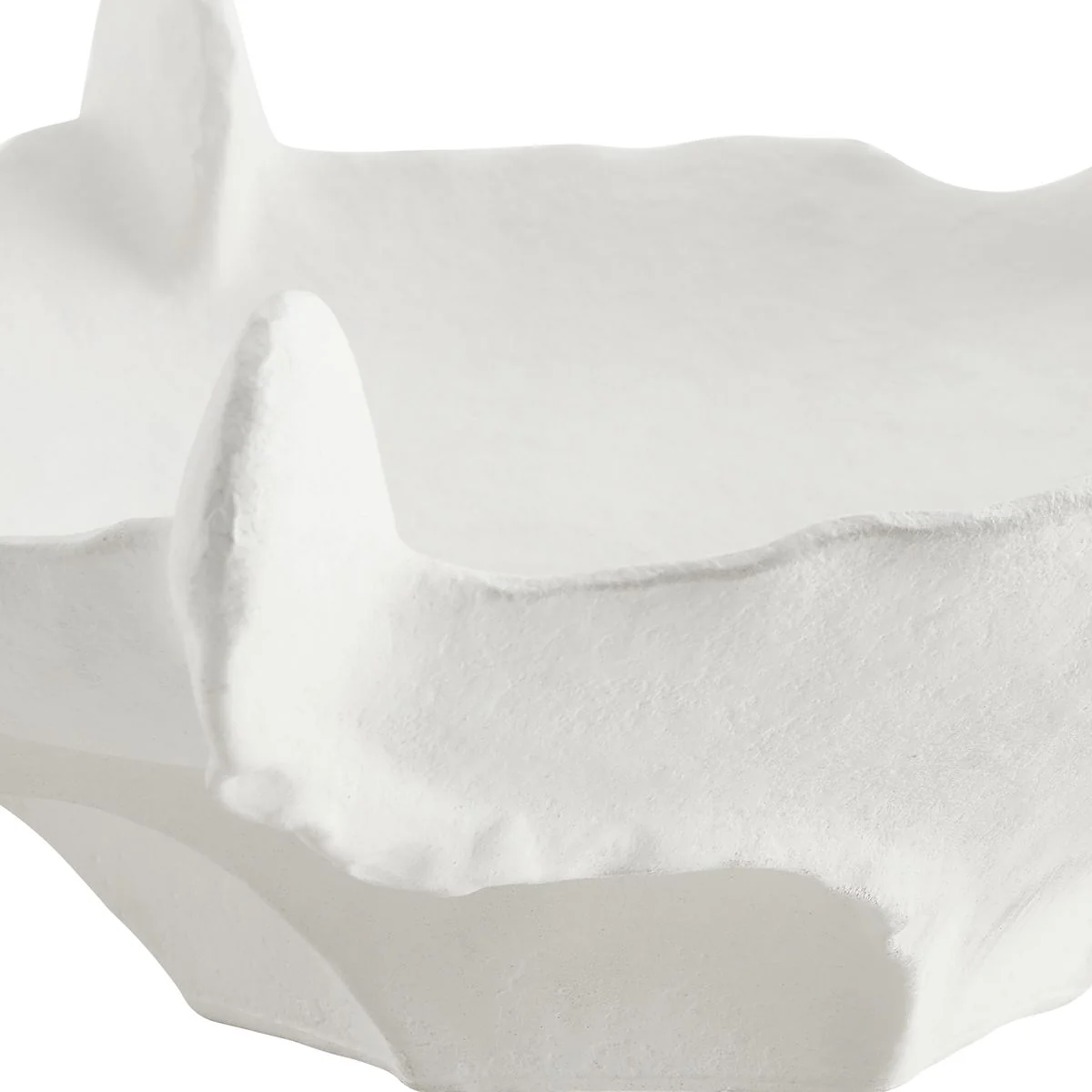 Uttermost Coral Mirage Matte White Ceramic Bowl ~ Indoor And Outdoor Use - Image 7