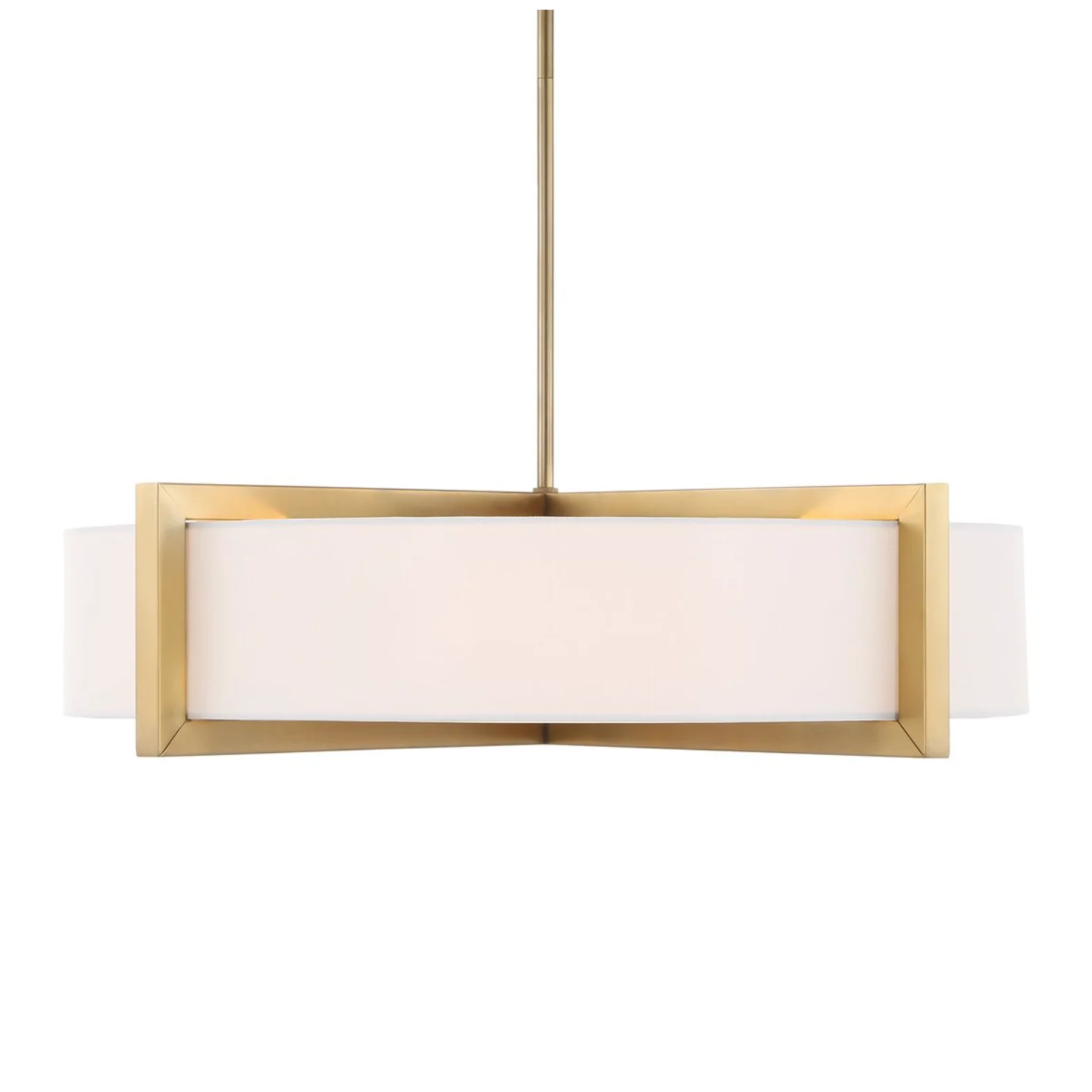 Uttermost Cresson Brushed Brass 4 Lt Pendant - Image 6