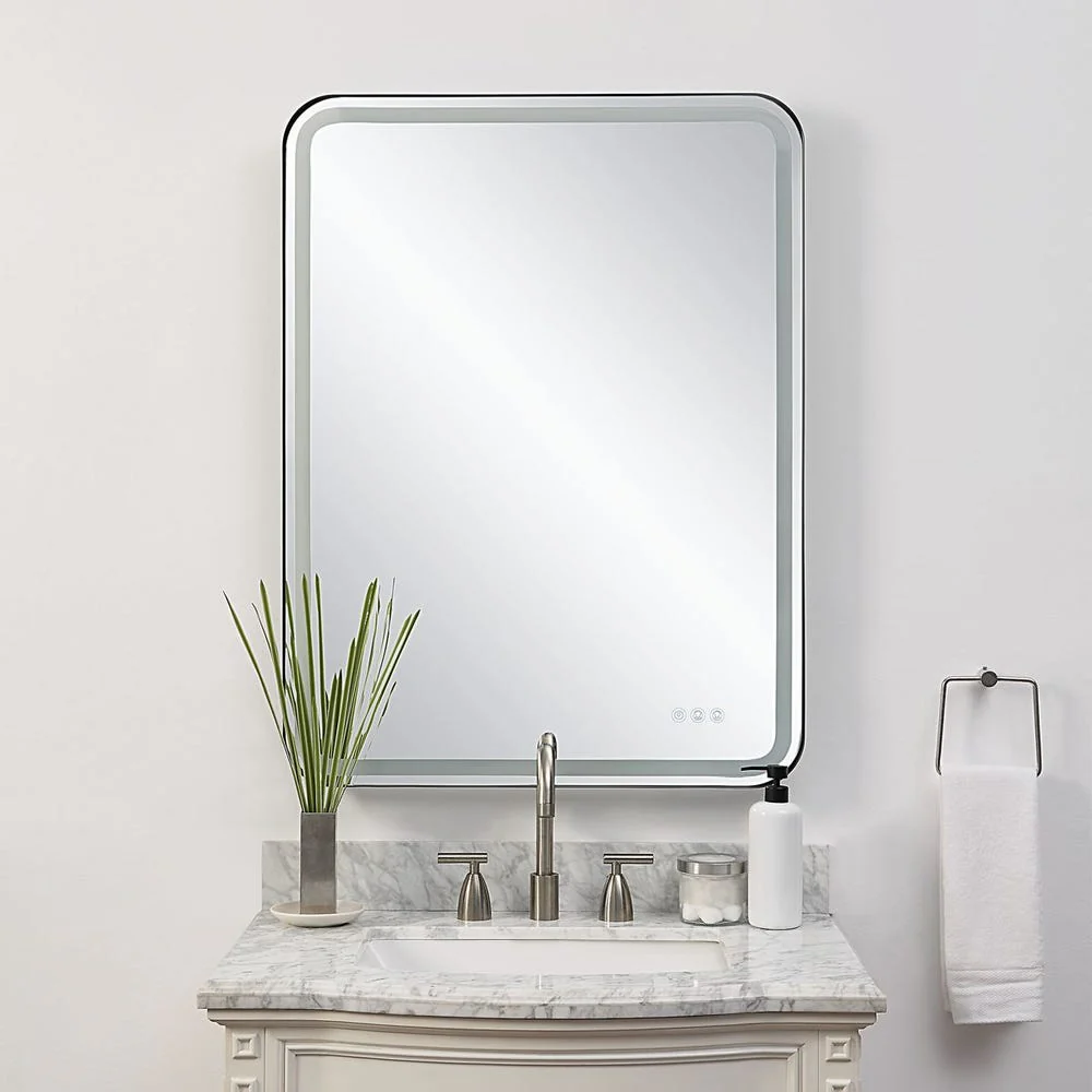 Uttermost Crofton Black Lighted Mirror - Image 2