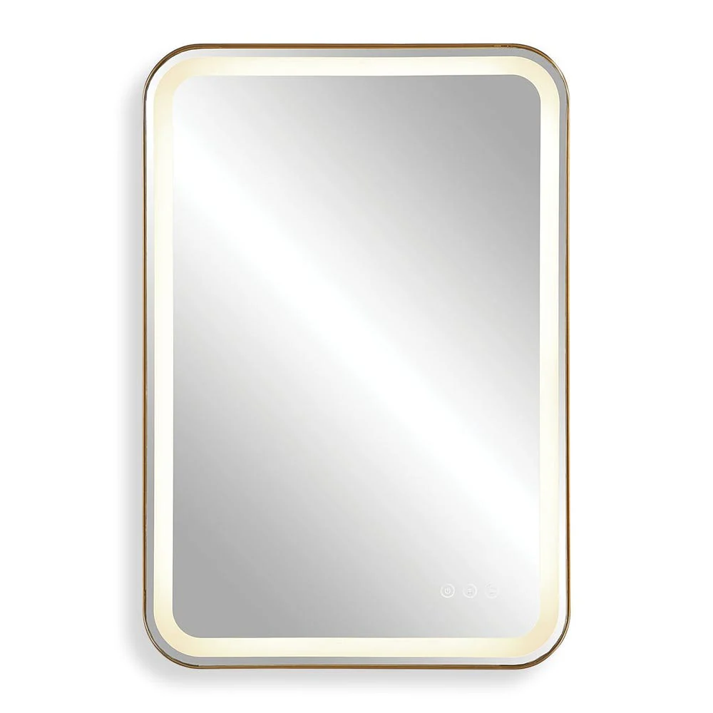 Uttermost Crofton Brass Lighted Vanity Mirror - Image 3