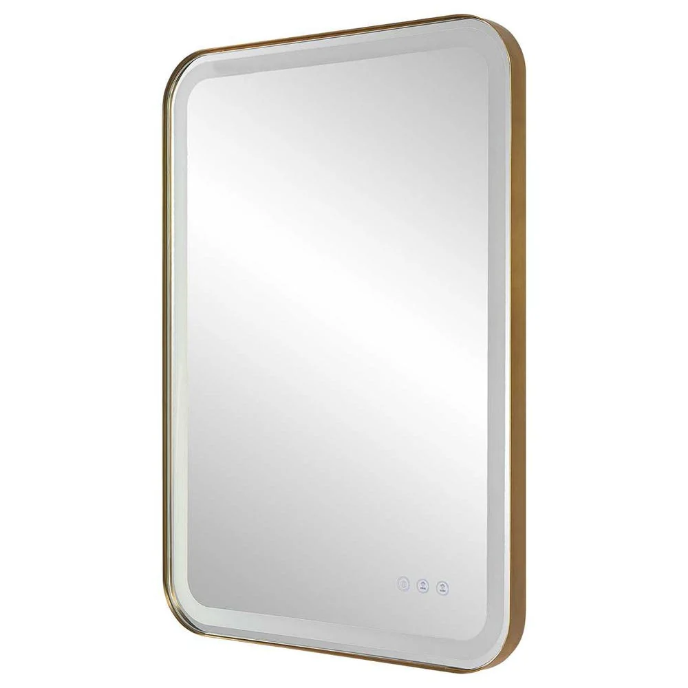 Uttermost Crofton Brass Lighted Vanity Mirror - Image 6