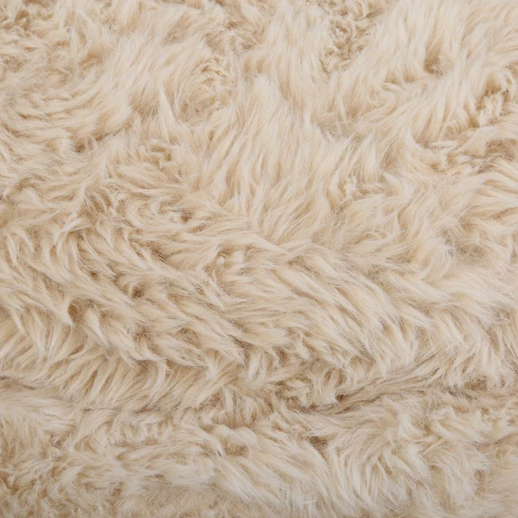 Uttermost Crue Caramel Long Haired Faux Sheepskin Barrel Style Swivel Chair - Image 7