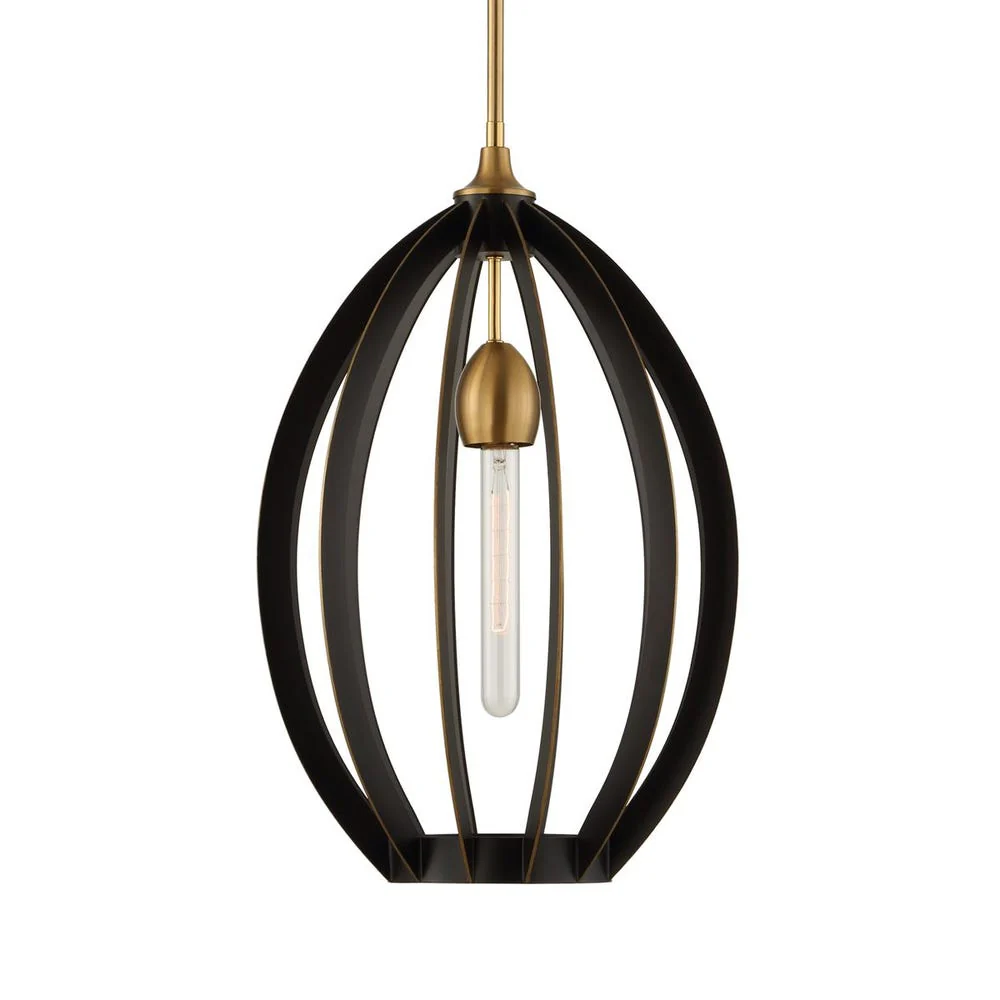 Uttermost Darby Dark Bronze 1 Light Pendant - Image 11
