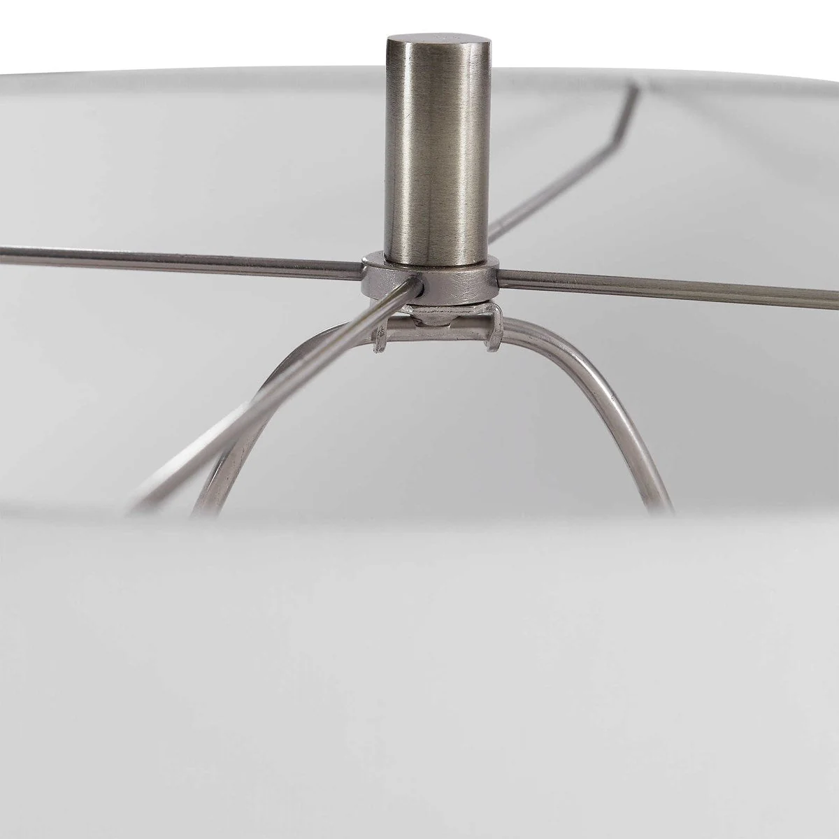 Uttermost Davies Cut Crystal Table Lamp With White Linen Shade - Image 6