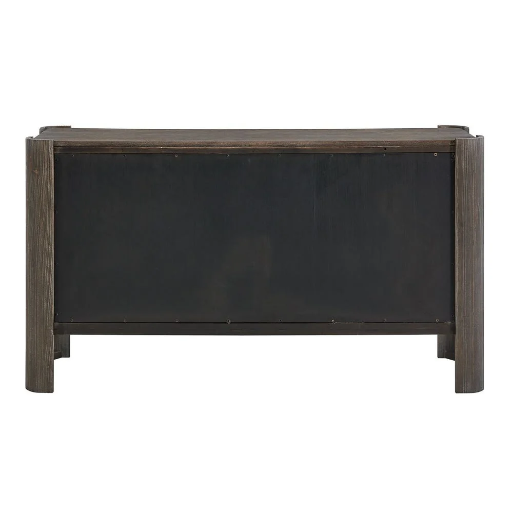 Uttermost Drury Stained Dark Grey 2- Door Cabinet - Image 7