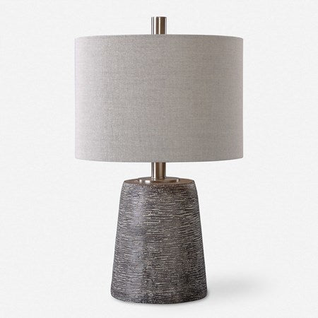 Uttermost Duron Table Lamp With Beige Linen Shade - Image 2