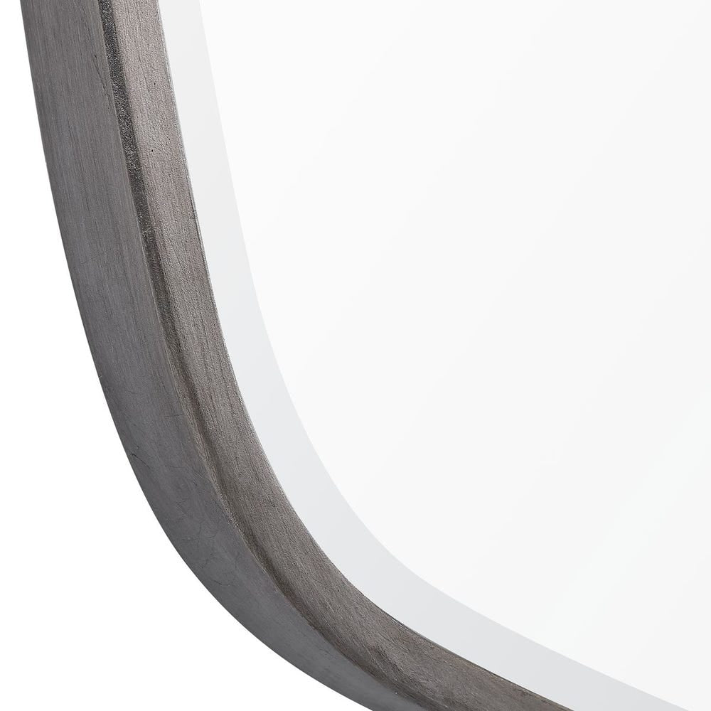 Uttermost Duronia Unique Shape Silver Leaf Mirror - Image 7