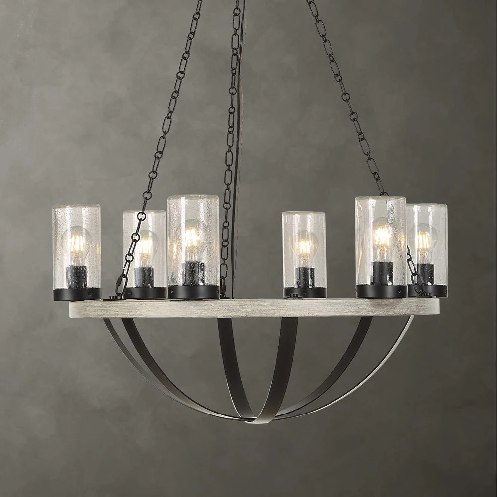 Uttermost Edgecomb 6 Light Chandelier ~ Indoor And Outdoor Use
