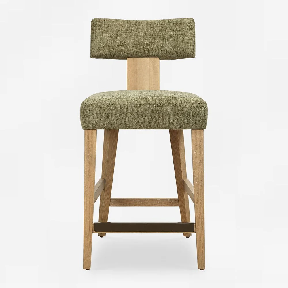 Uttermost Elysian Moss Green Counter Stool - Image 3