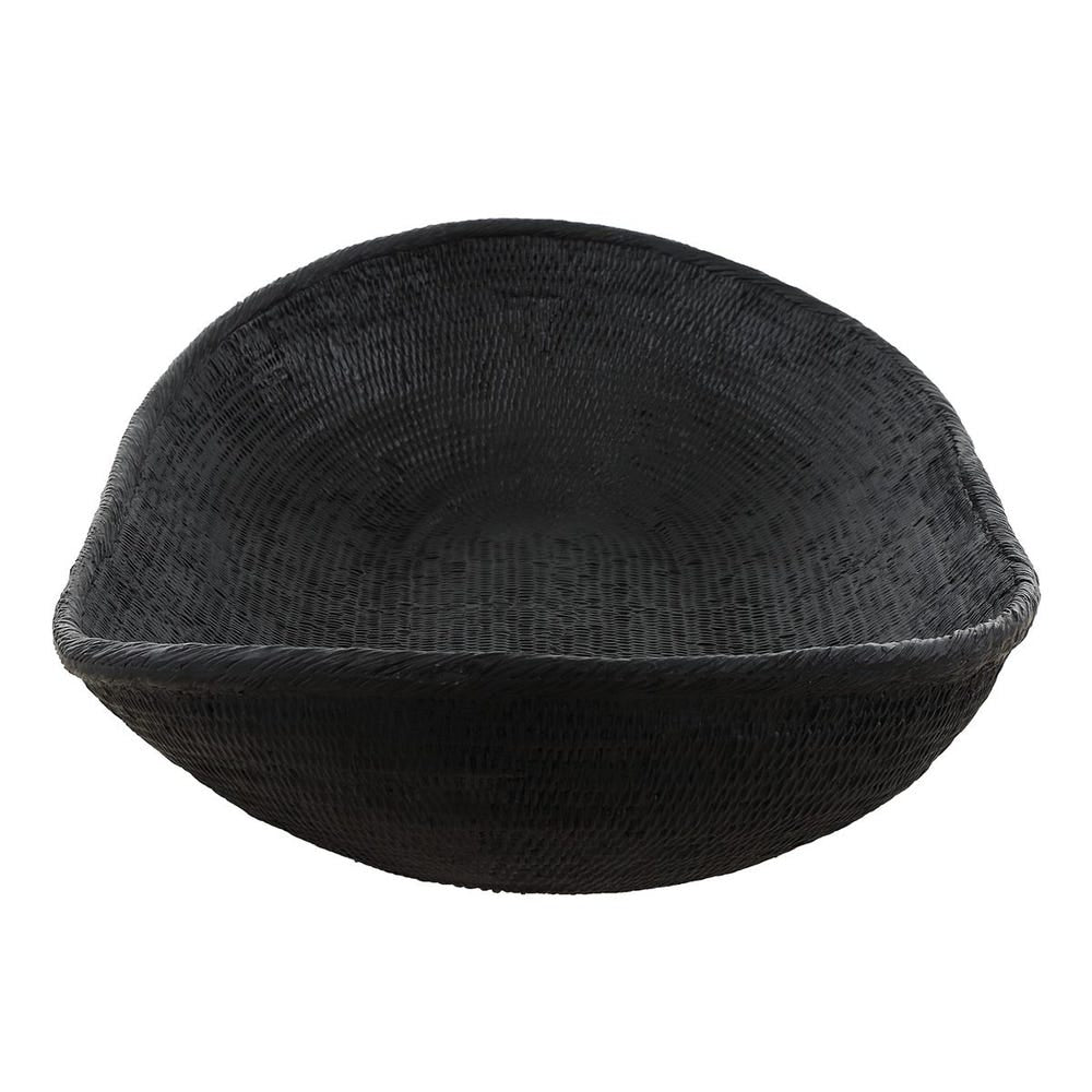 Uttermost Ember Weave Rich Black Finish Bowl ~ Indoor And Outdoor Use - Image 6