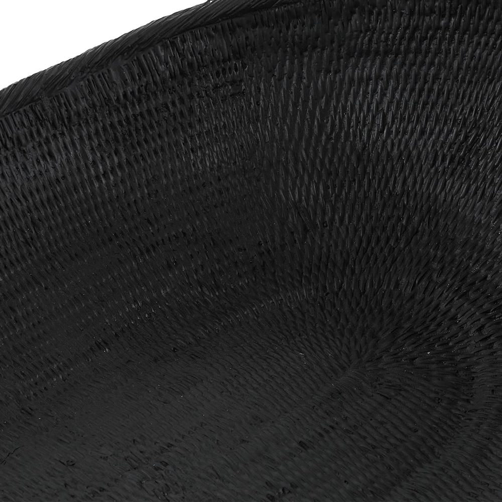 Uttermost Ember Weave Rich Black Finish Bowl ~ Indoor And Outdoor Use - Image 8