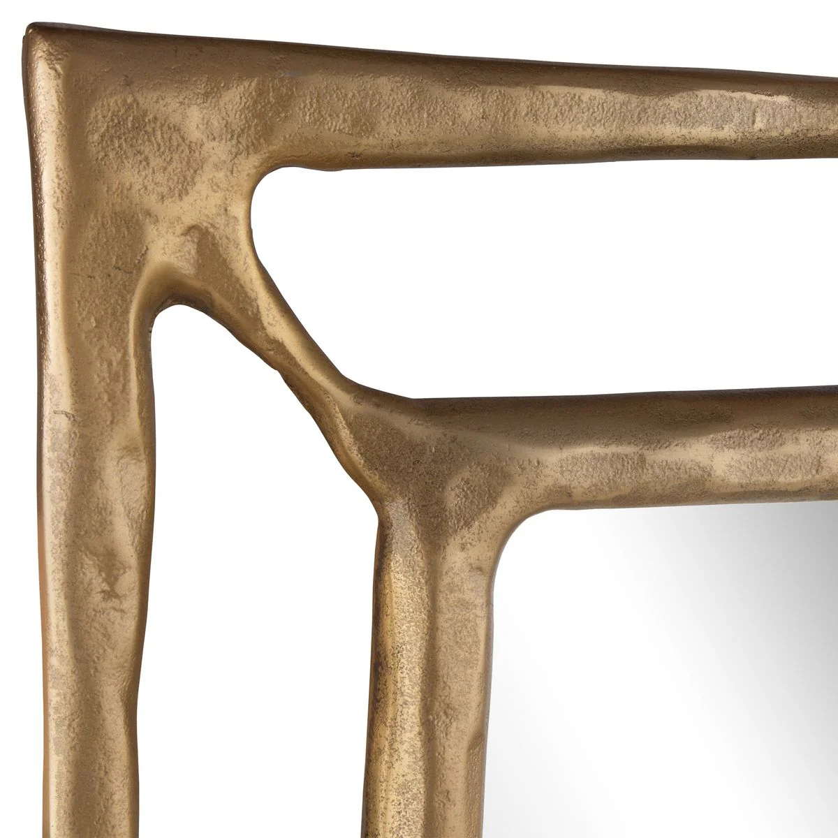 Uttermost Felix Antiqued Brass Rectangle Mirror - Image 5