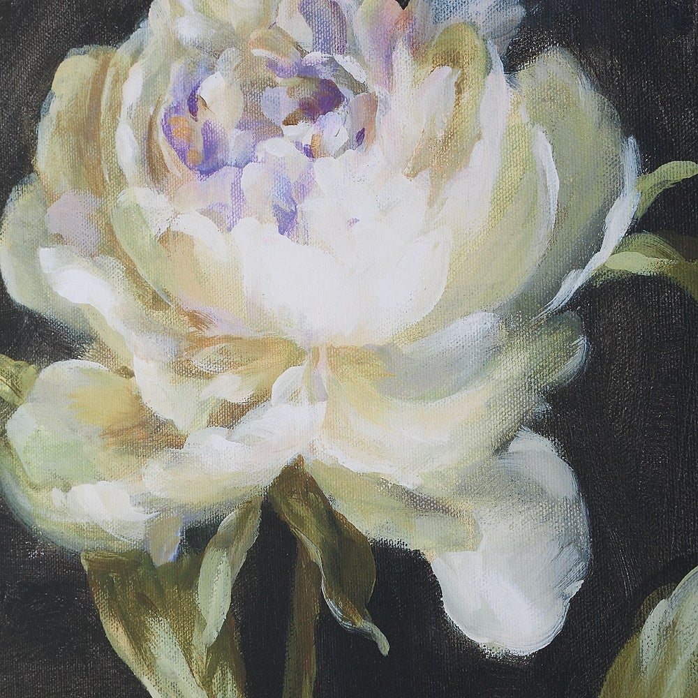 Uttermost Florals On Black Set of 4 Framed Prints - Image 3