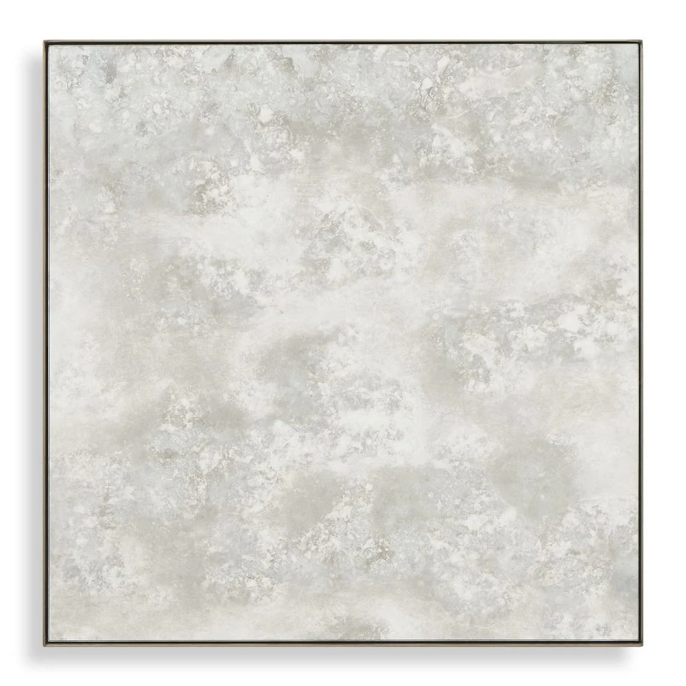 Uttermost Fredric Decorative Brushed Brass Square Mirror - Image 2