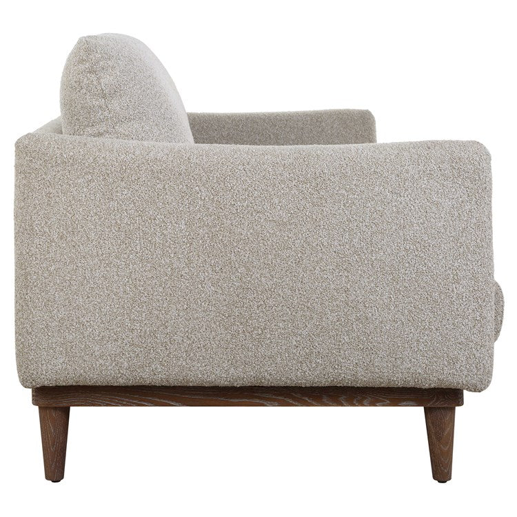 Uttermost Freefall Toasty Beige Unholstered Fabric Modern Sofa - Image 5