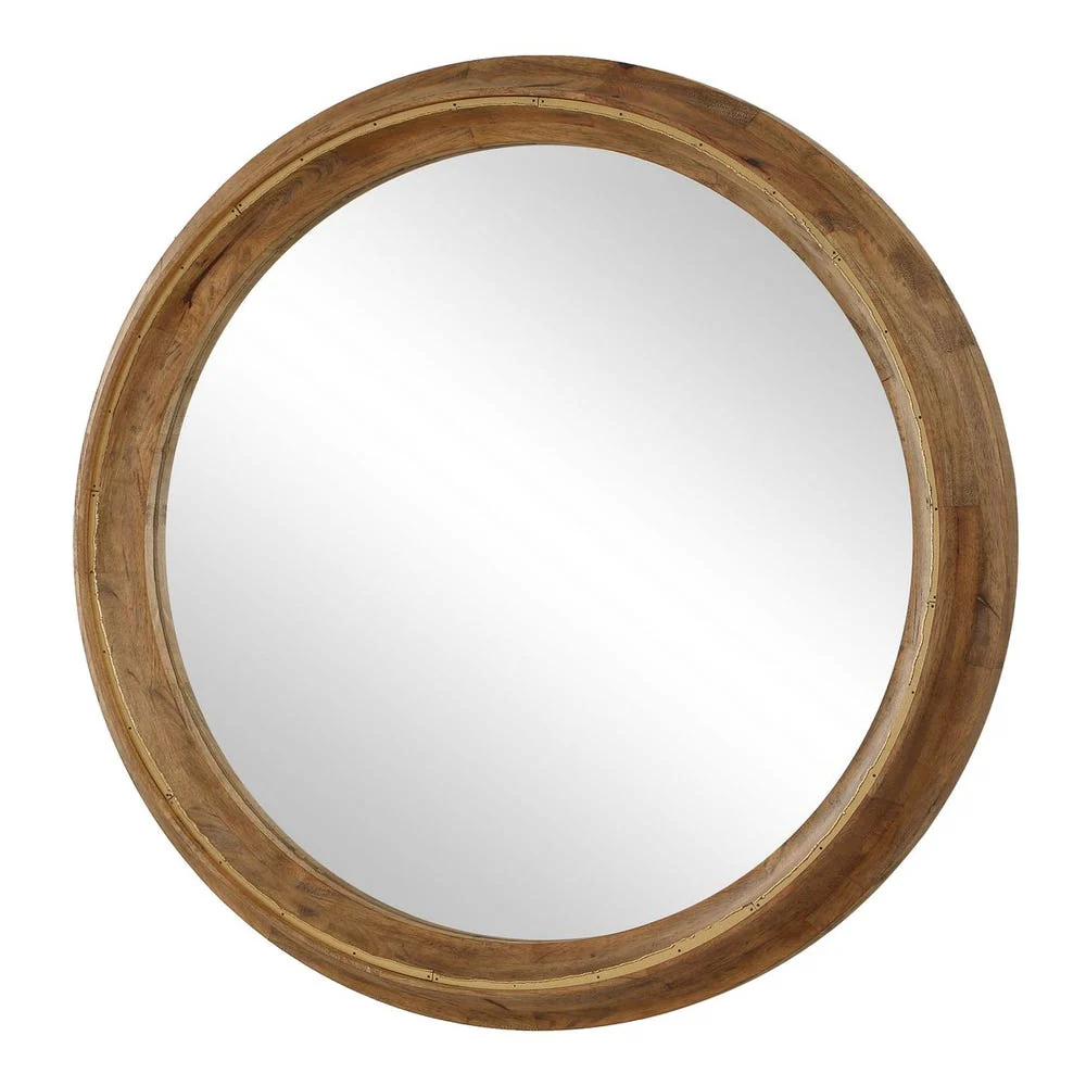 Uttermost Frontier Light Honey Mirror - Image 4