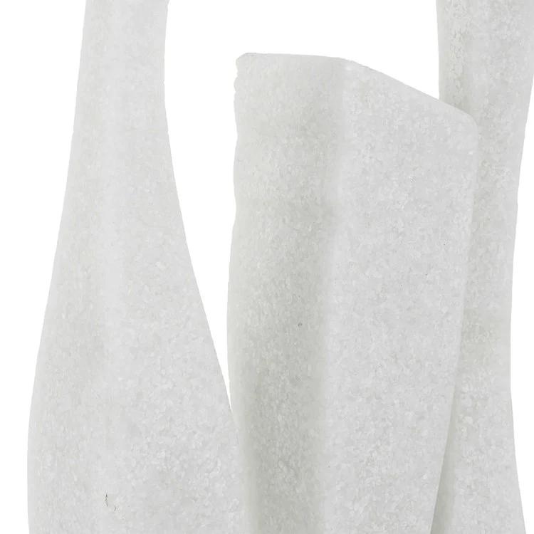 Uttermost Gale Ivory Stone and Crystal Abstract Sculpture - Image 5
