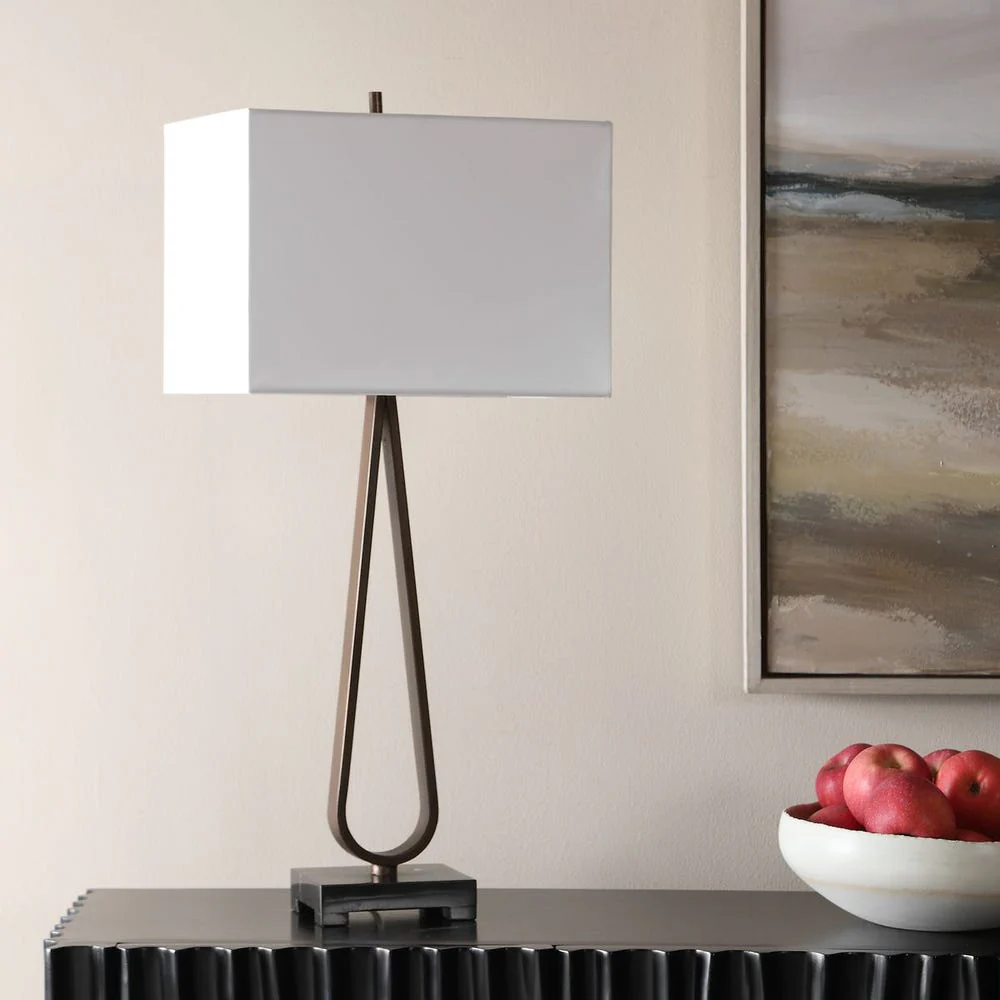 Uttermost Galloway Dark Bronzed Table Lamp - Image 3