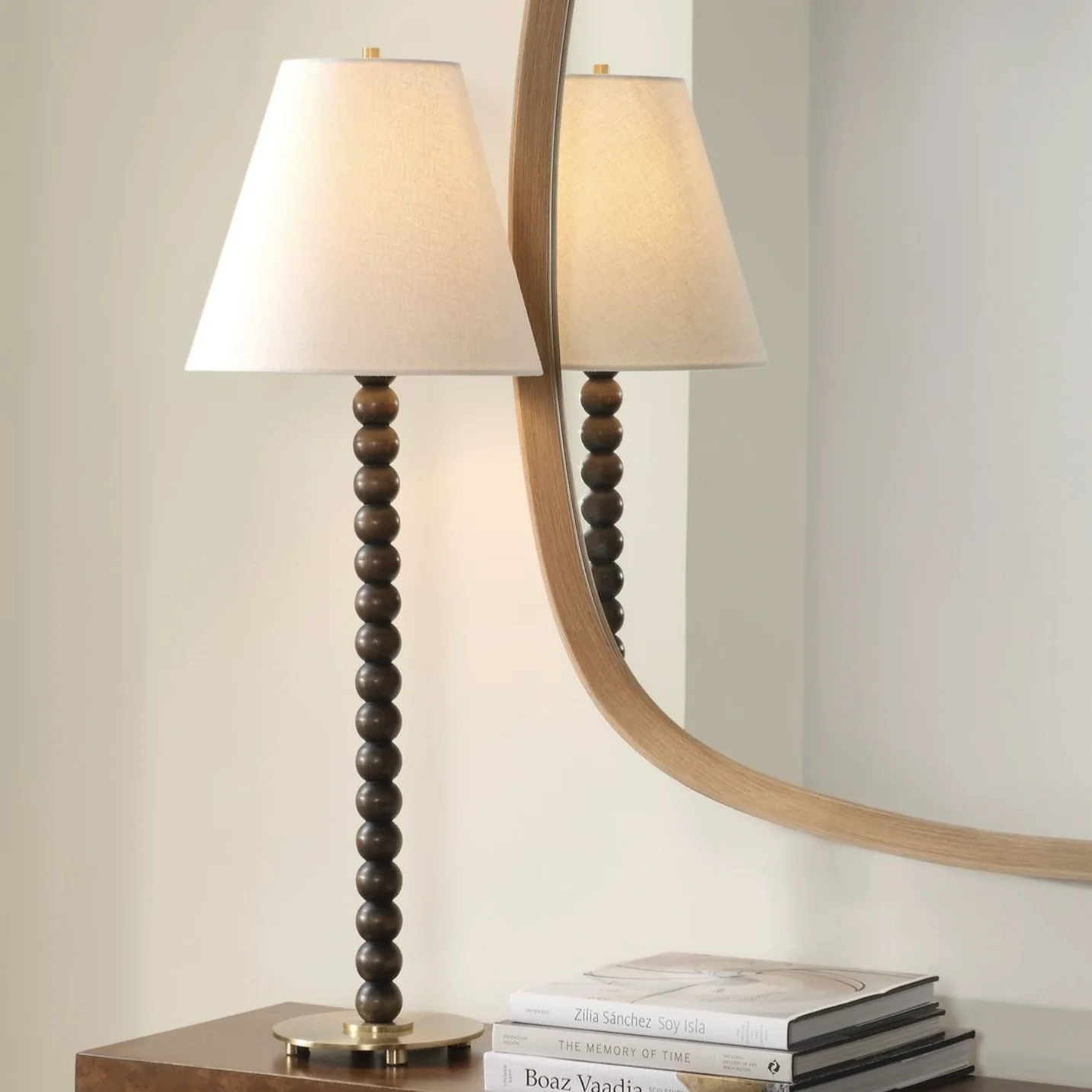 Uttermost Gallus Dark Walnut Finished Table Lamp