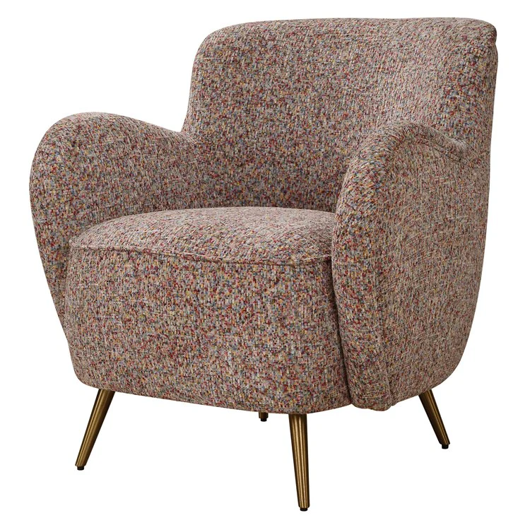 Uttermost Gemstone Textured Chenille Accent Chair - Image 4