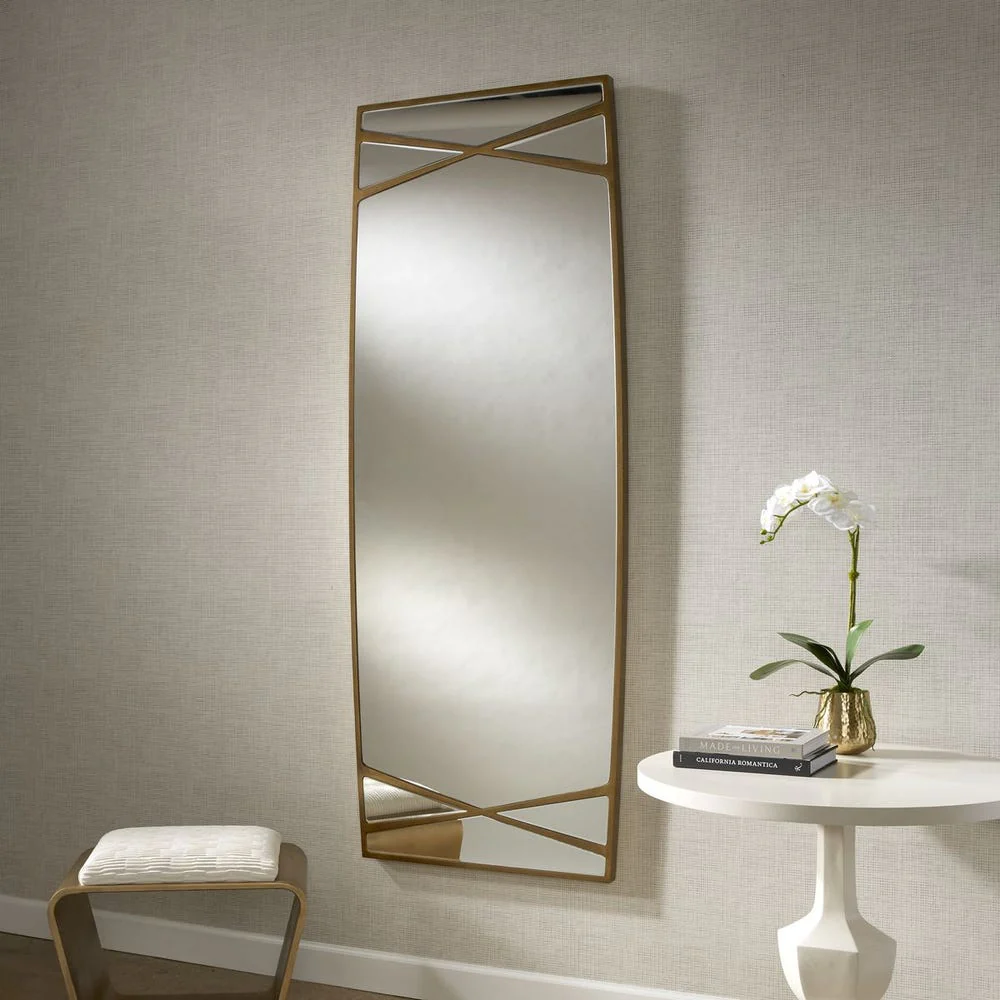 Uttermost Gentry Antique Gold Oversized Mirror - Image 2