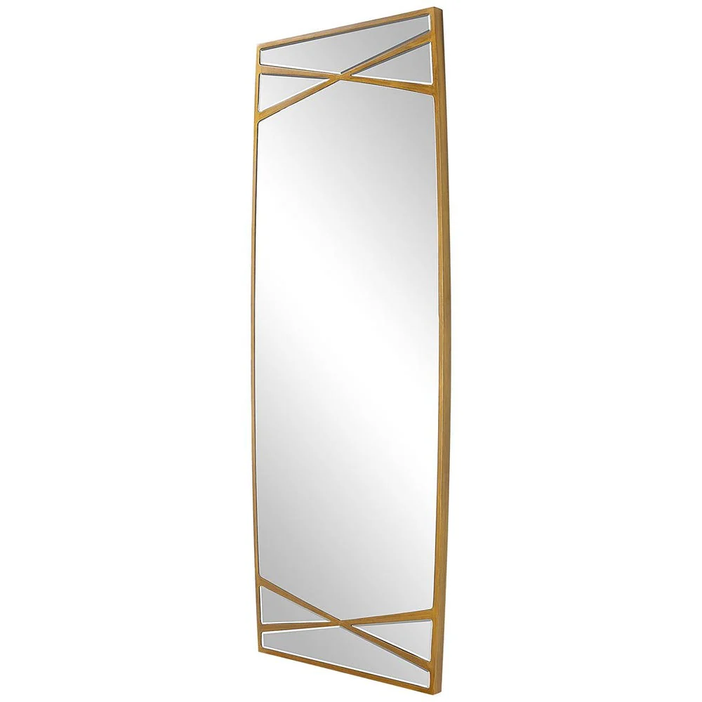 Uttermost Gentry Antique Gold Oversized Mirror - Image 5