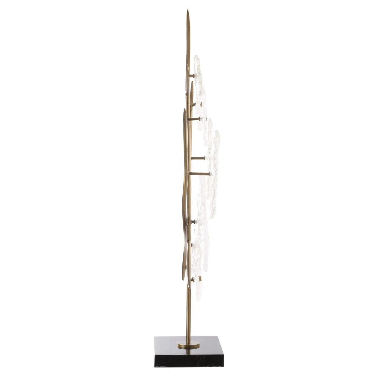 Uttermost Glass Floral Garden Glass Sculpture - Image 4