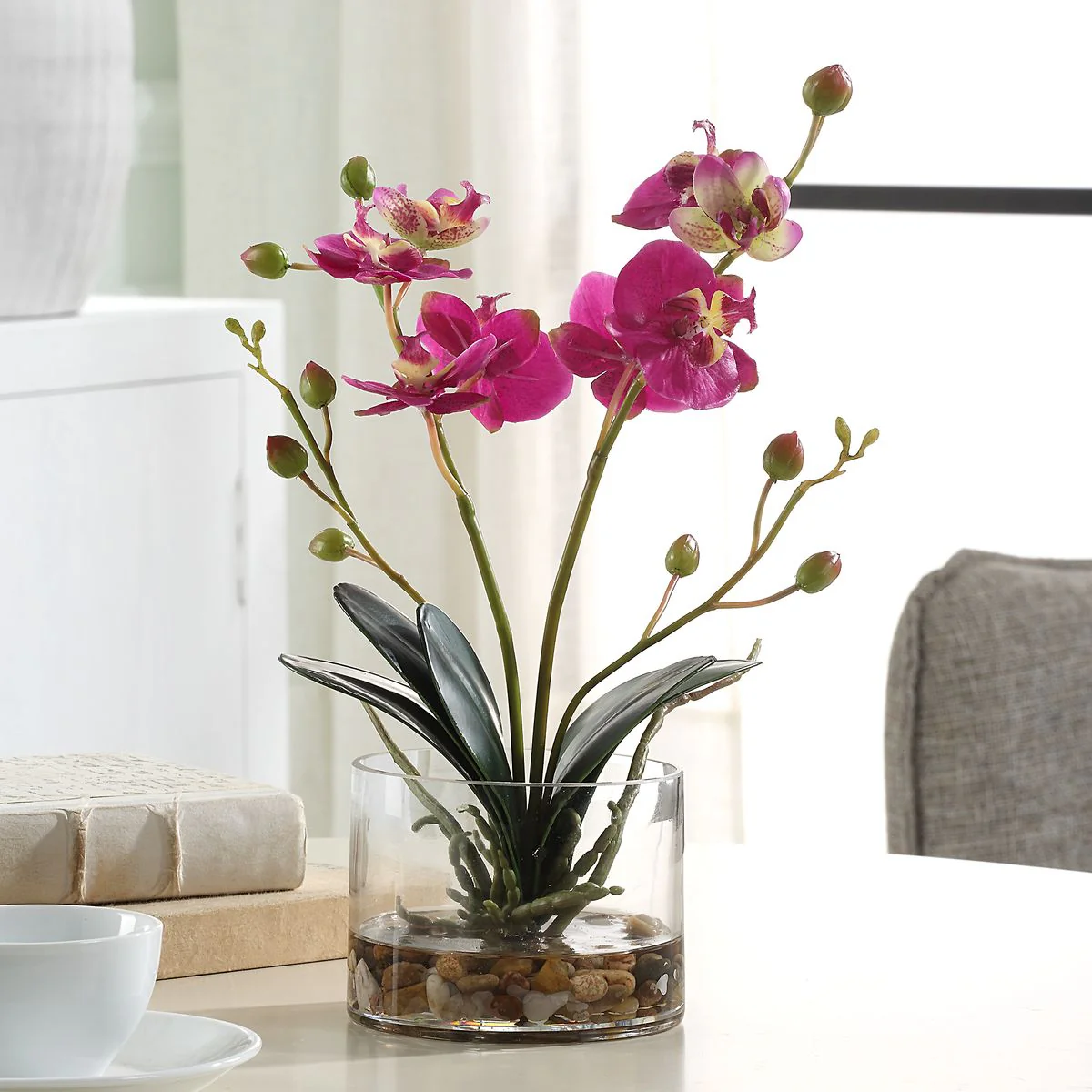 Uttermost Glory Orchid, Fuschia Botanicals - Image 2