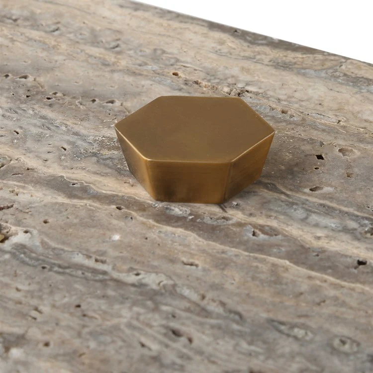 Uttermost Griseus Gray Travertine Decorative Box - Image 7