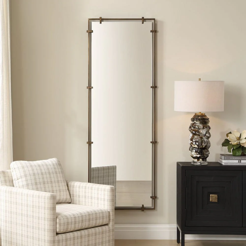 Uttermost Hann Dark Bronze Iron Mirror