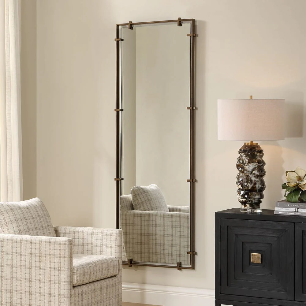 Uttermost Hann Dark Bronze Iron Mirror - Image 2