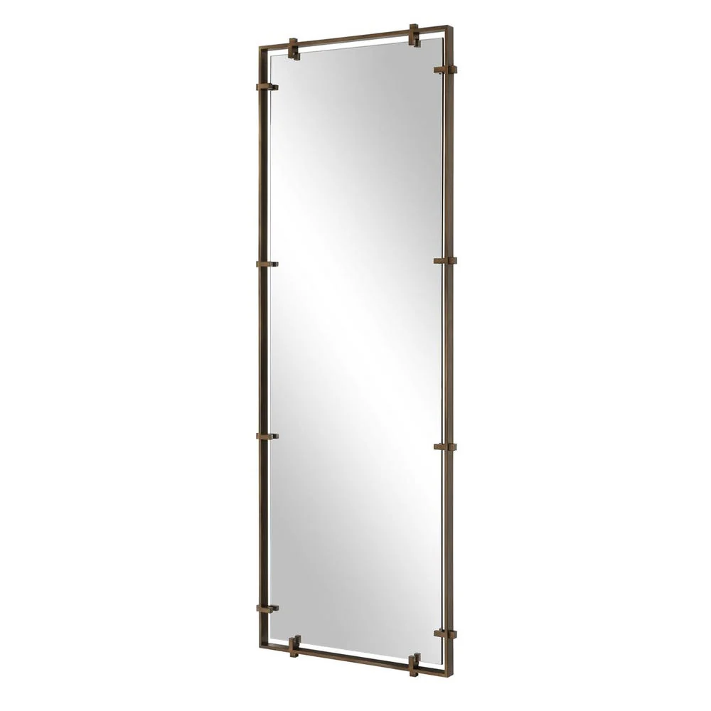 Uttermost Hann Dark Bronze Iron Mirror - Image 4