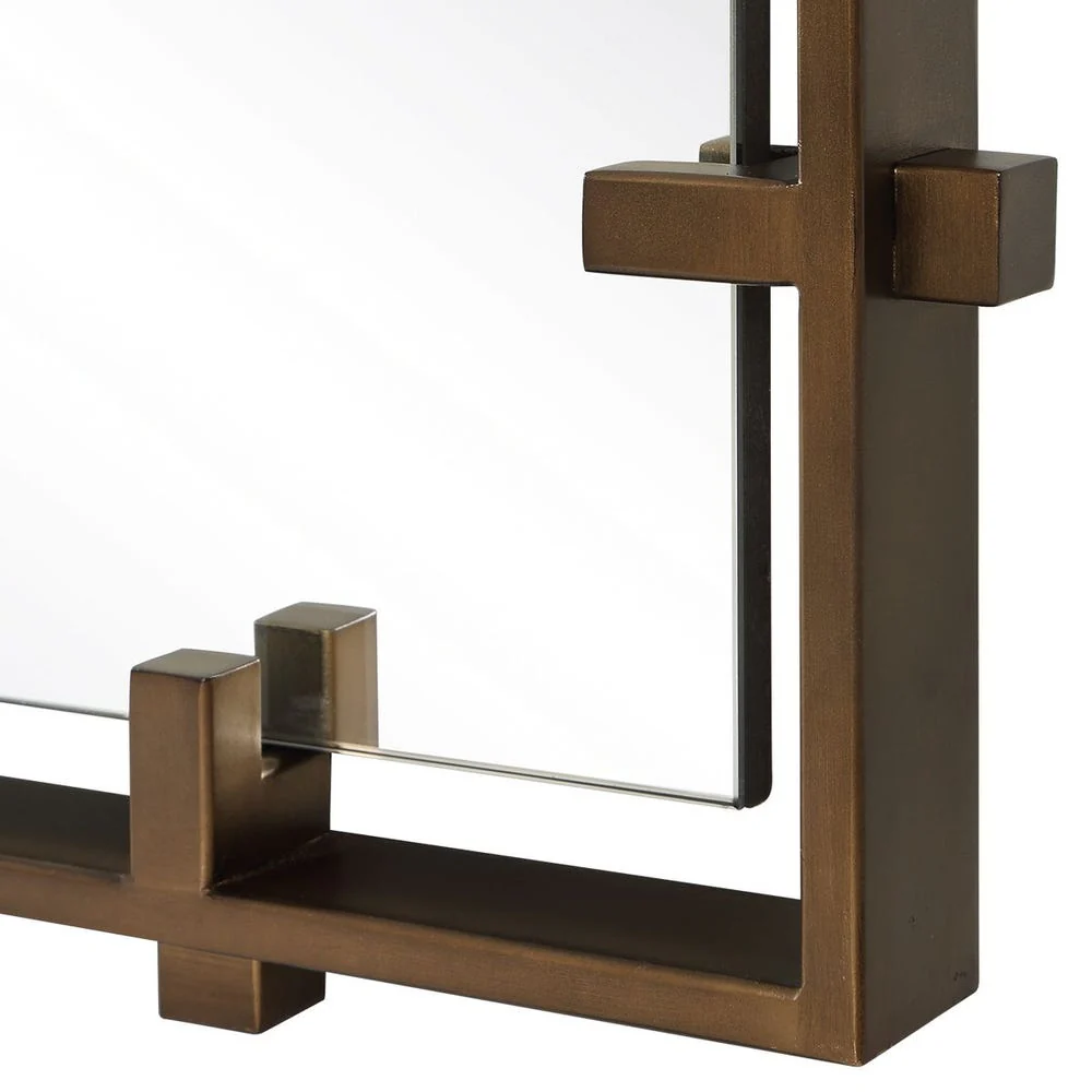 Uttermost Hann Dark Bronze Iron Mirror - Image 5