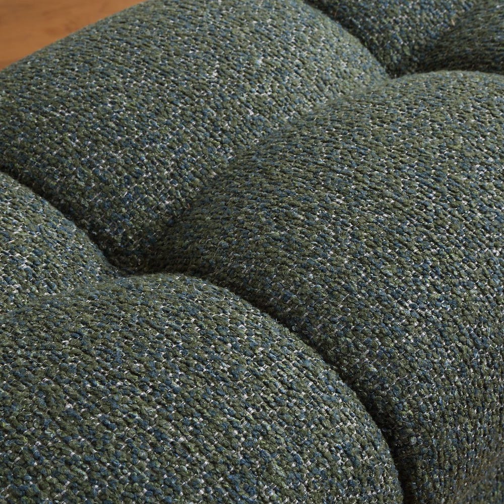 Uttermost Harlem Moss Green Tufted Bench - Image 5