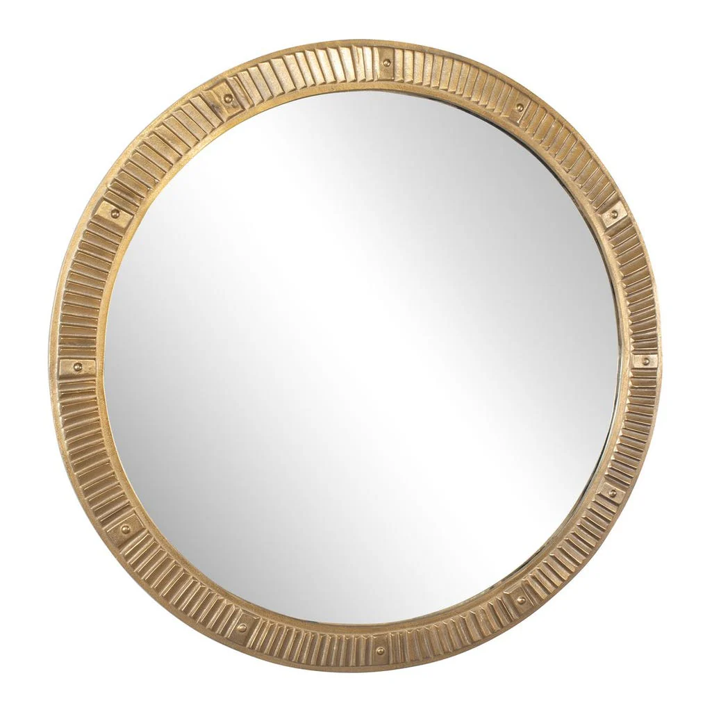 Uttermost Heart Of Gold Round Mirror - Image 2